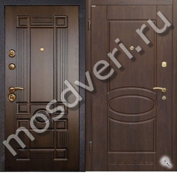 Элитная дверь с отделкой МДФ для квартиры - купить от производителя Мосдвери Элитная дверь с отделкой МДФ для квартиры